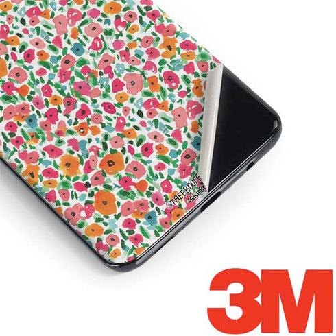 Bouffants and Broken Hearts Watercolor Floral Galaxy S9 Skin